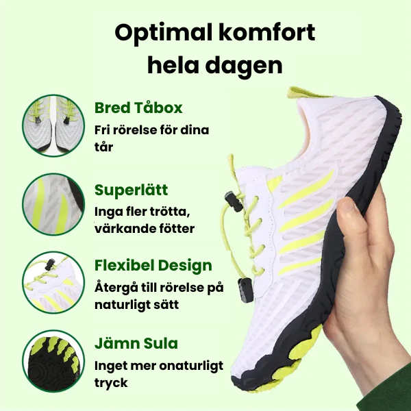 Footeva Flow 2.0 - Hälsosamma barfotaskor (Unisex)