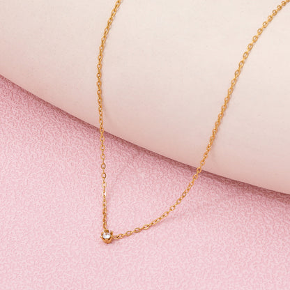 Guld Diamant Halsband