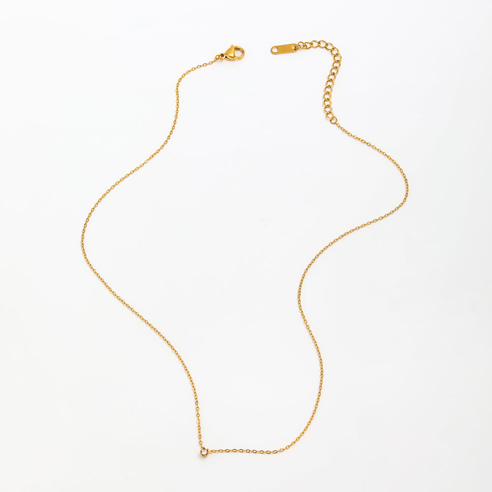 Guld Diamant Halsband