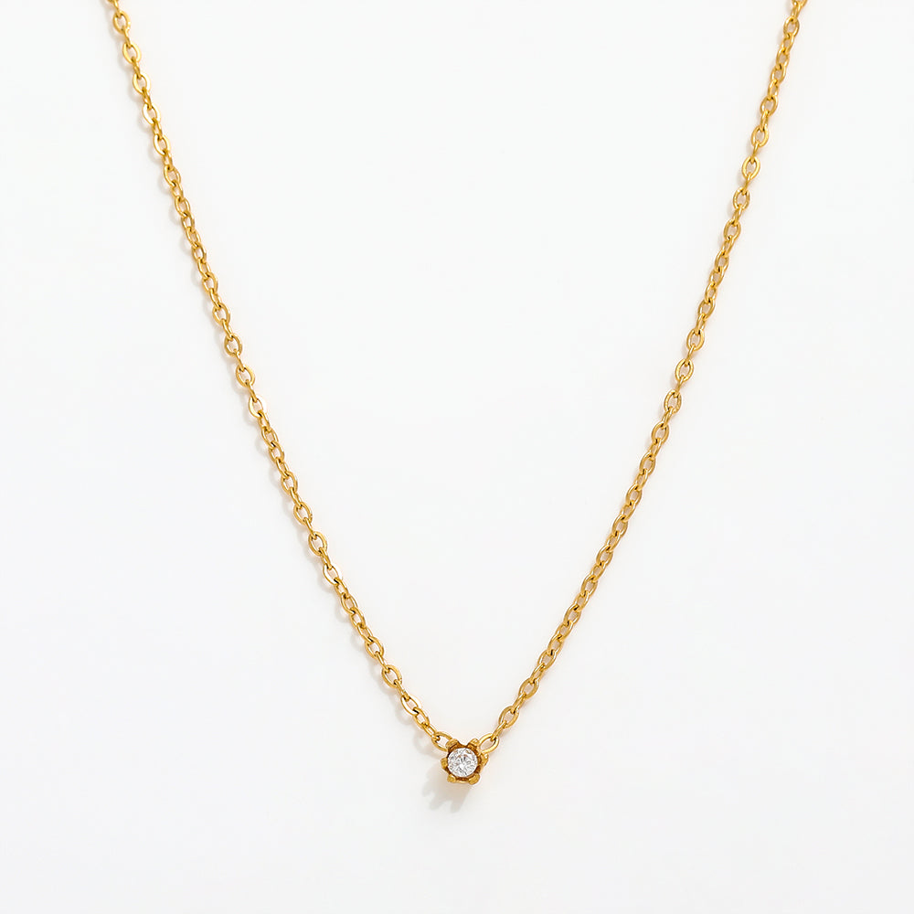 Guld Diamant Halsband