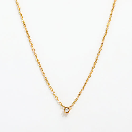 Guld Diamant Halsband